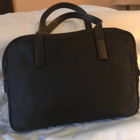 Prada - Black Nylon Satchel - Picture 2 of 4